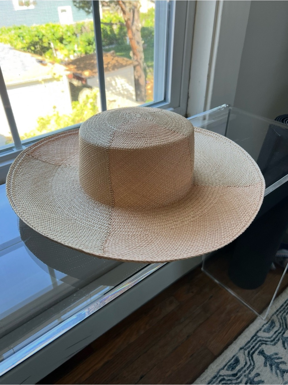 Artesano Straw Wide-Brim Sun Hat